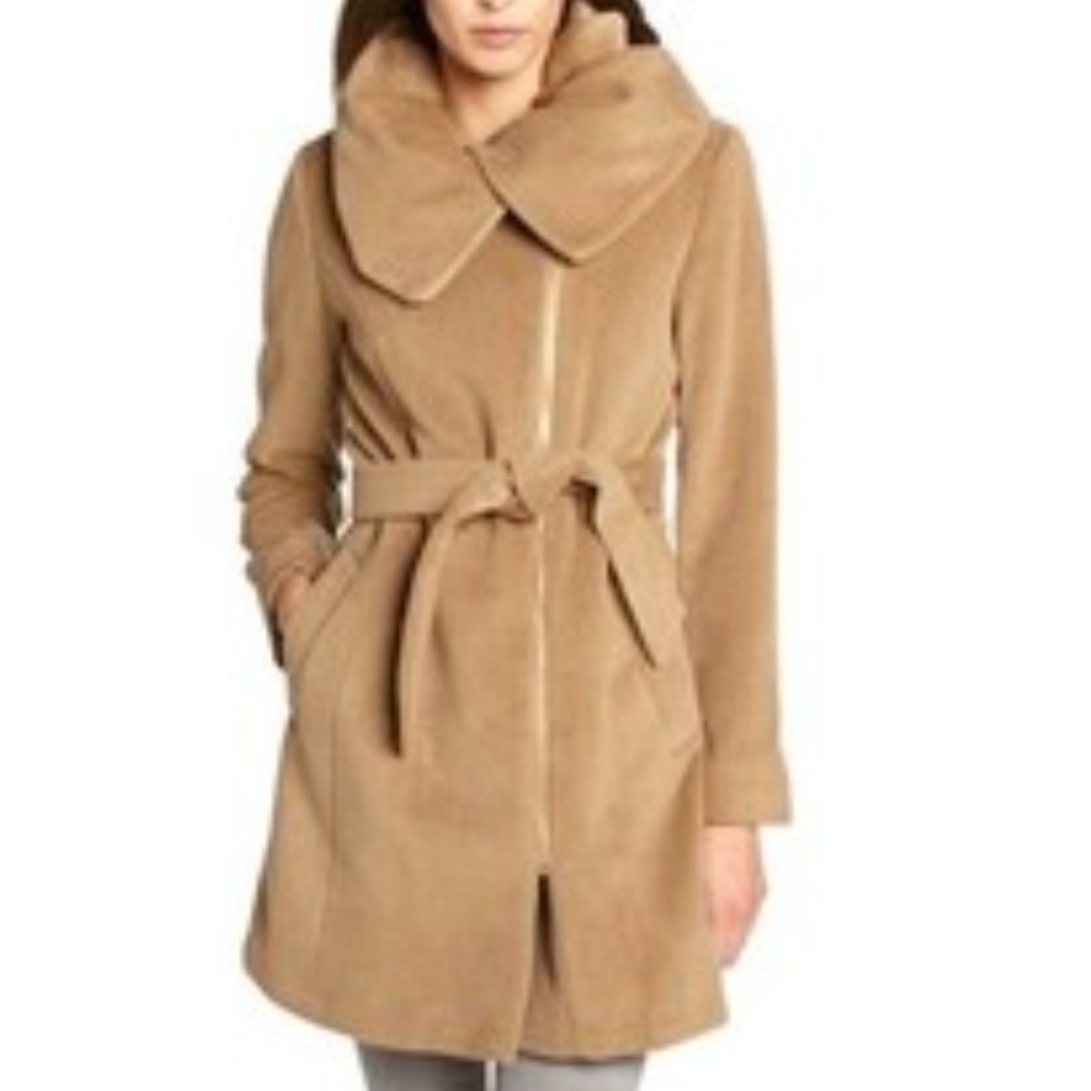 Cole Haan Oversized Collar Coat